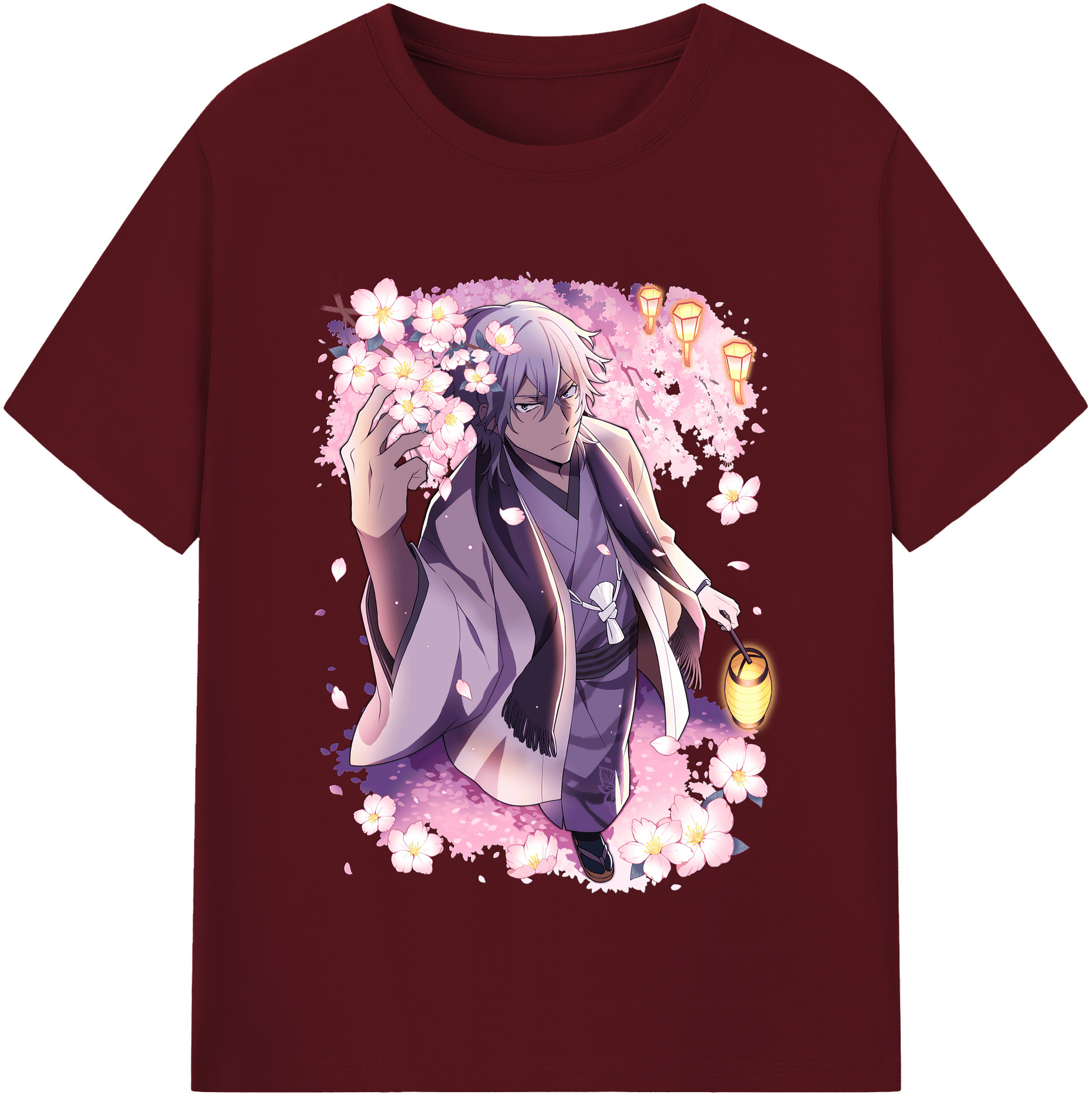 （画像用） 文豪ストレイドッグス Bungo Stray Dogs 綿100％半袖Tシャツ（フロントプリント）